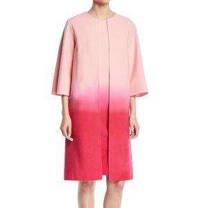 Oscar de la Renta Pink Ombre Coat